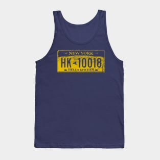 Hell's Kitchen Zip Code 10018 (New York License Plate) Tank Top